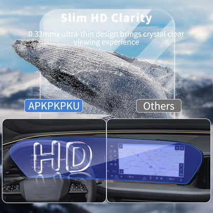 Tempered Glass Screen Protector for 2025 2026 2027 Audi Q5/SQ5 Integrated - color: For 25-26 Audi Q5/SQ5 AIO Blue