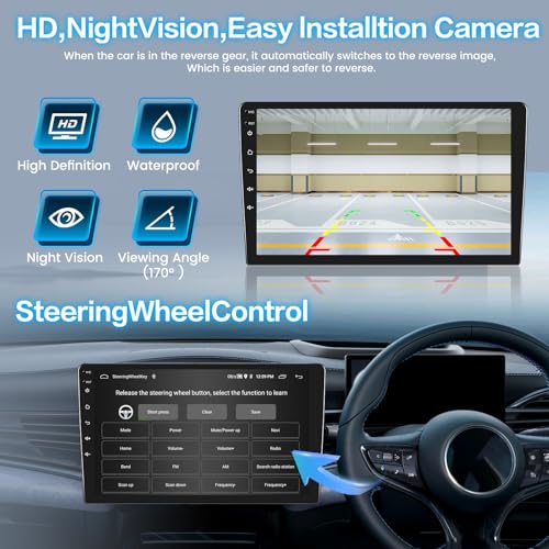 Car Stereo for Mitsubishi Lancer 2008-2017 Wireless CarPlay Android Auto - style: 4-Core 2+64G