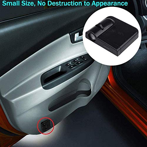Liuzhi 2Pcs Car Door Projector Logo Light for Blessed Cross and Heart Christian, Universal Wireless Courtesy LED Ghost Shadow Lights Welcome Lamp Suitable fit All Models