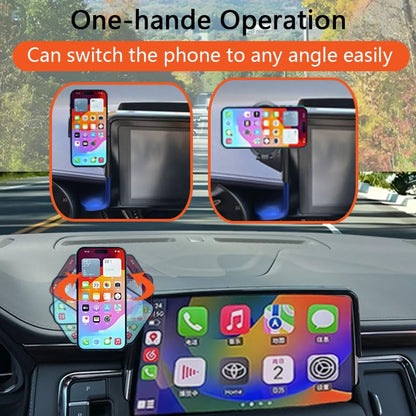 Car Phone Holder for 2021-2024 Chevrolet Tahoe/Suburban/GMC Yukon Accessories,Phone Mount for Tahoe/Suburban/Yukon with 10.2-inch Screen,Hands-Free Dash Mount Cell Phones Holder - size: 21-24 Tahoe/Suburban/Yukon 10.2-inch