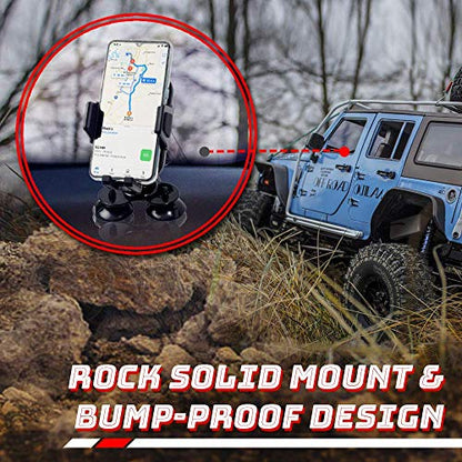 LUCKY Dashboard Universal Car Phone Mount Veichle Suction Cup Mount Holder, Fish Finder GPS Cup Holder Mount for Boat Canoe Kayak Truck Marine Fishing