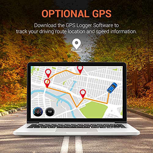 RexingUSA V1P 4K Dual Dash Cam, 4K+1080P Front & Rear, Wi-Fi, 2.4” LCD, 170° Wide Angle, Supercapacitor, G-Sensor, WDR, Loop Recording, App, 32GB Card & Hardwire Kit