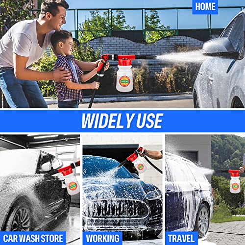 Car Wash Foam Gun/Hose Sprayer, 16 IN 1 Foam Cannon for Car/Garden Cleaning - style: 16 IN 1 Car Wash Foam Gun