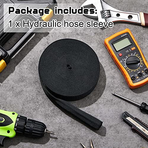 Hanaive 26 Ft Nylon Hydraulic Hose Protector Sleeve Cover,3/4 Inch Id - size: 3/4 Inch ID