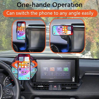 Car Phone Holder for 2019-2025 Toyota RAV4 Accessories,Phone Mount for RAV4 with 8-inch Screen,Hands-Free Dash Mount Cell Phones Holder - size: 19-25 RAV4 8-inch