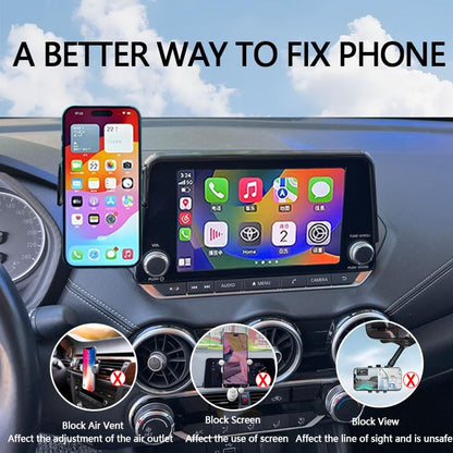 Car Phone Holder for 2021-2025 Rogue/2020-2025 Sentra/2019-2025 AltimaAccessories,Phone Mount for Rogue Sentra Altima with 8-inch Screen,Hands-FreeCell Phones Holder - size: 21-25 Rogue/Sentra/Altima 8-inch