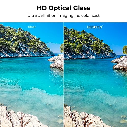 Beschoi 40.5mm Polarizer Filter 30 Layer Multi-Resistant Nano Coated Circular Polarizing Filter(CPL) with HD Optical Glass/Ultra Slim Frame, Reduce Glare/Enhance Contrast/Reduce Reflection - size: 40.5mm