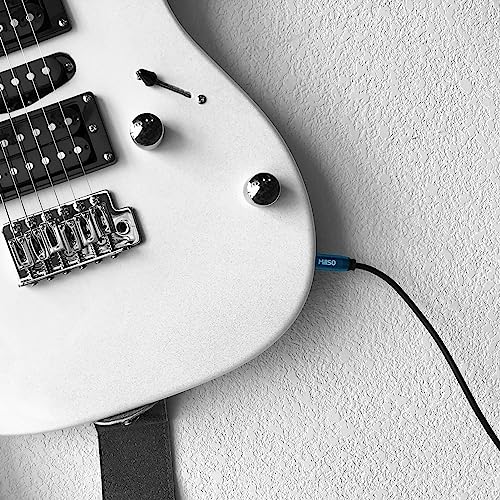 MillSO 1/4 to 3.5mm Headphone Adapter 6.6 FT TRS 1/4 Male to 1/8 Female - color: Blue, size: 6.6 FT
