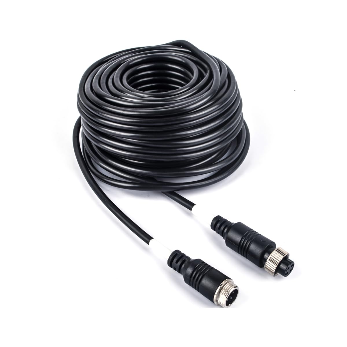 16FT 5M Car Video Extension Cable 4-Pin Aviation Waterproof Shockproof for CCTV Rearview Camera Truck Trailer Camper Bus Motorhome Vehicle Backup Monitor System - color: 4Pin Aviation cable 16ft