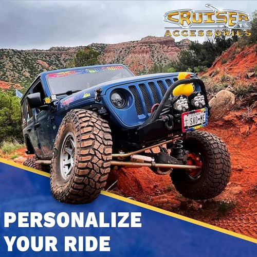 Cruiser Accessories Slim Rim License Plate Frame, Chrome - color: Chrome