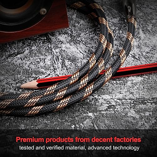 SKW Durable AUX Extension Cord, Pure Audio Transmission, 3.5mm Aux Jack Audio Extension Cable, Double Shielded Braided Male to Female Aux Adapter 9.8ft/3m - size: 9.8ft (3m)
