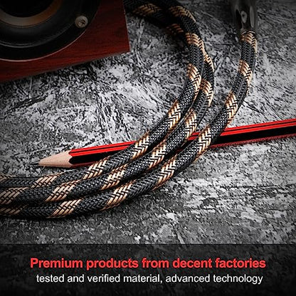 SKW Durable AUX Extension Cord, Pure Audio Transmission, 3.5mm Aux Jack Audio Extension Cable, Double Shielded Braided Male to Female Aux Adapter 9.8ft/3m - size: 9.8ft (3m)