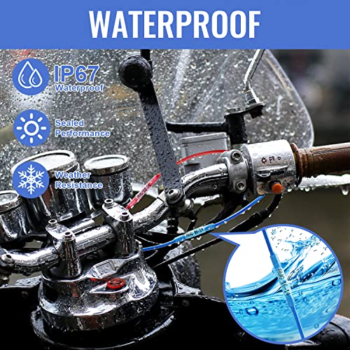 660 PCS Heat Shrink Butt Connectors Qibaok Crimp Electrical Wire Connector Waterproof Insulated Butt Splice Terminal for Automotive Marine Boat Truck Trailer Stereo
