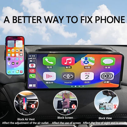 Car Phone Holder for 2021-2025 Mazda CX-5 CX5 Accessories,Phone Mount with Dash Organizer for CX5 with 10.25-inch Screen,Hands-Free 360 Degree Rotation Dash Mount Cell Phones Holder - size: 21-25 CX5 10.25-inch