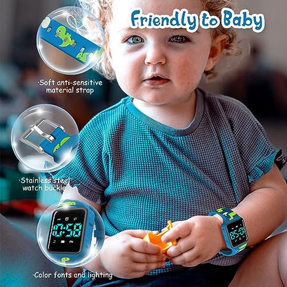 BEN NEVIS Potty Training Watch, Digital Toddler Watch with Countdown/Music/Alarm Clocks/Vibration Reminder and Waterproof, Remind Toddler to Go to The Toilet - color: 05-PurplishBlue-KL2