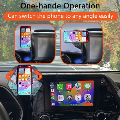 Car Phone Holder for 2020-2025 Toyota Highlander Accessories,Phone Mount for Highlander with 8-inch Screen,Hands-Free 360 Degree Rotation Dash Mount Cell Phones Holder - size: 20-25 Highlander 8-inch