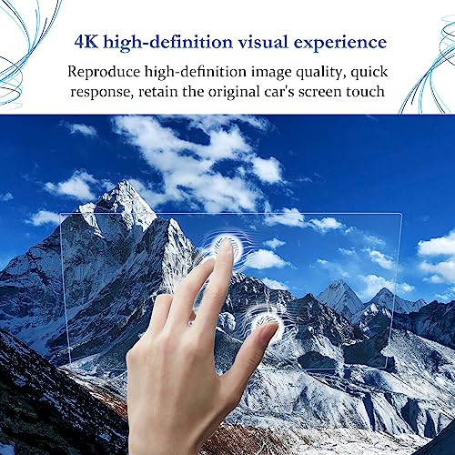 Screen Protector Foils for 2018-2020 Buick Regal Sportback IntelliLink 8In Navigation Display Tempered Glass 9H Hardness Anti Glare & Scratch HD Clear Chevrolet LCD GPS Touch Screen Protective Film - color: 2018-2020 Regal 8 Inch