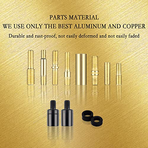 12PCS Car Antenna Adapter,Sturdy and Durable Universal Antenna Adapter Kit Car Accessories Compatible with Toyota Chevrolet Cadillac Dodge Jeep Ford GMC Antennas